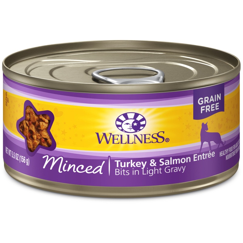 Wellness Minced Turkey & Salmon Entr 5.5oz