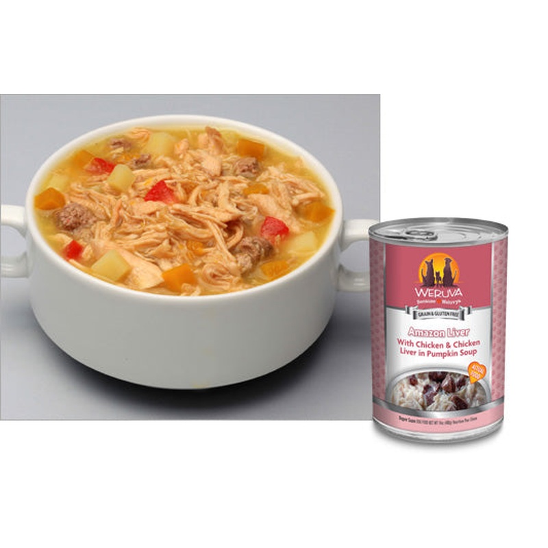 Weruva Amazon Liver with Chicken and Chicken Liver in Pumpkin Soup 14oz