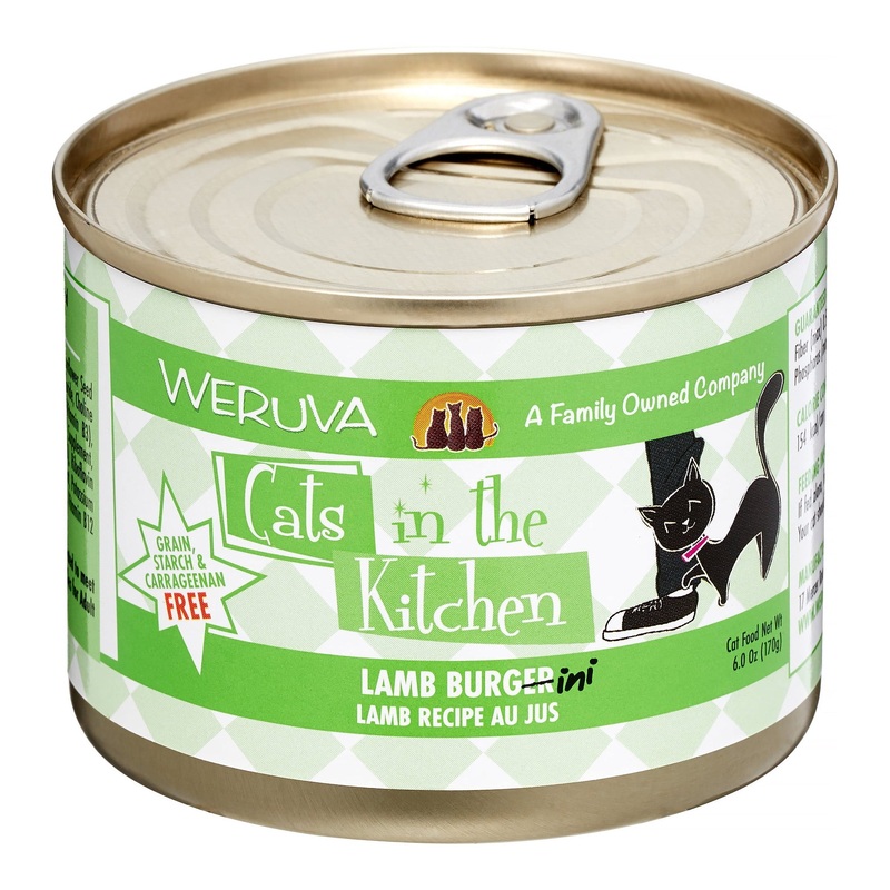 Weruva Cats In The Kitchen Wet Cat Food - Lamb Burgini Lamb Au Jus - 6oz Can