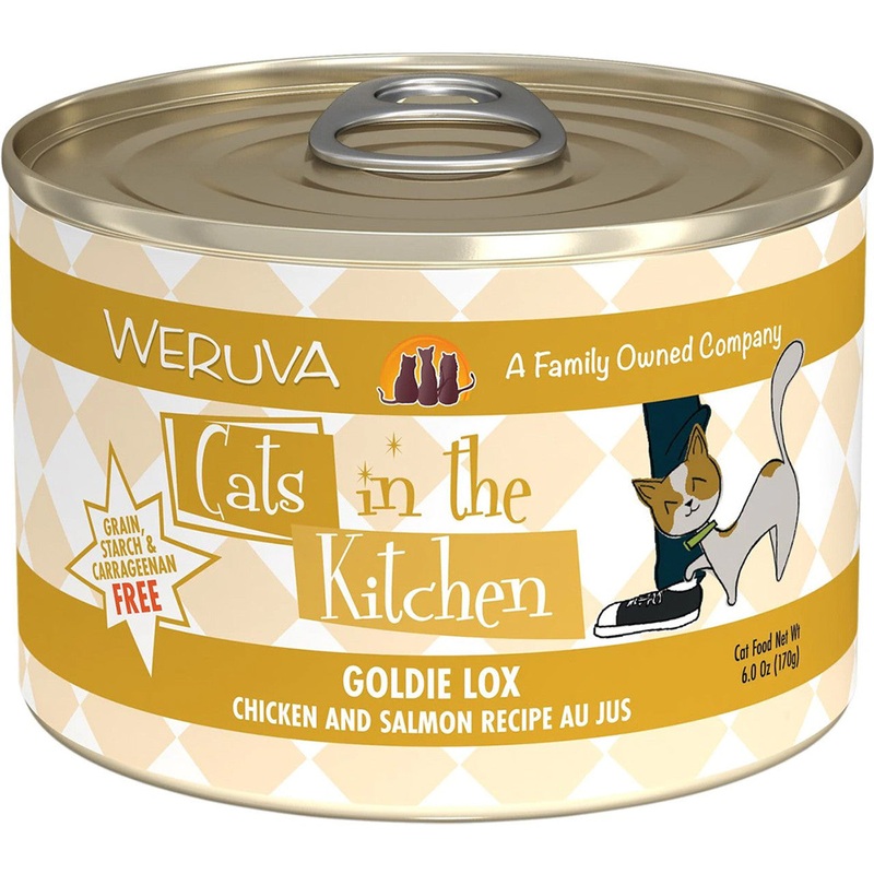 Weruva Goldie Lox Chicken and Salmon Recipe Au Jus 6oz