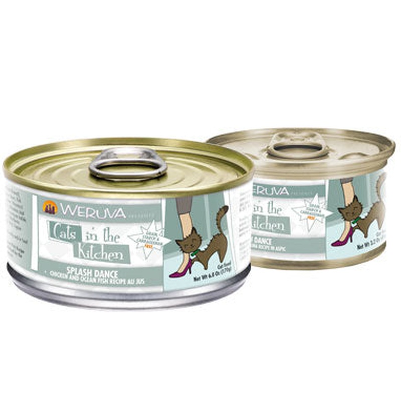 Weruva Splash Dance Chicken & Ocean Fish Recipe Au Jus 3.2oz