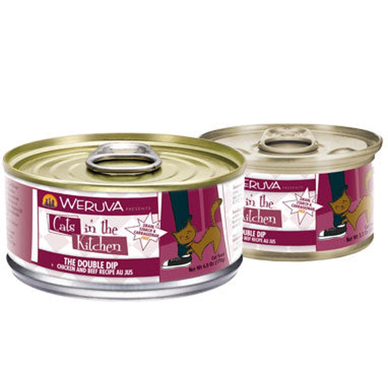 Weruva The Double Dip Chicken and Beef Recipe Au Jus 6oz