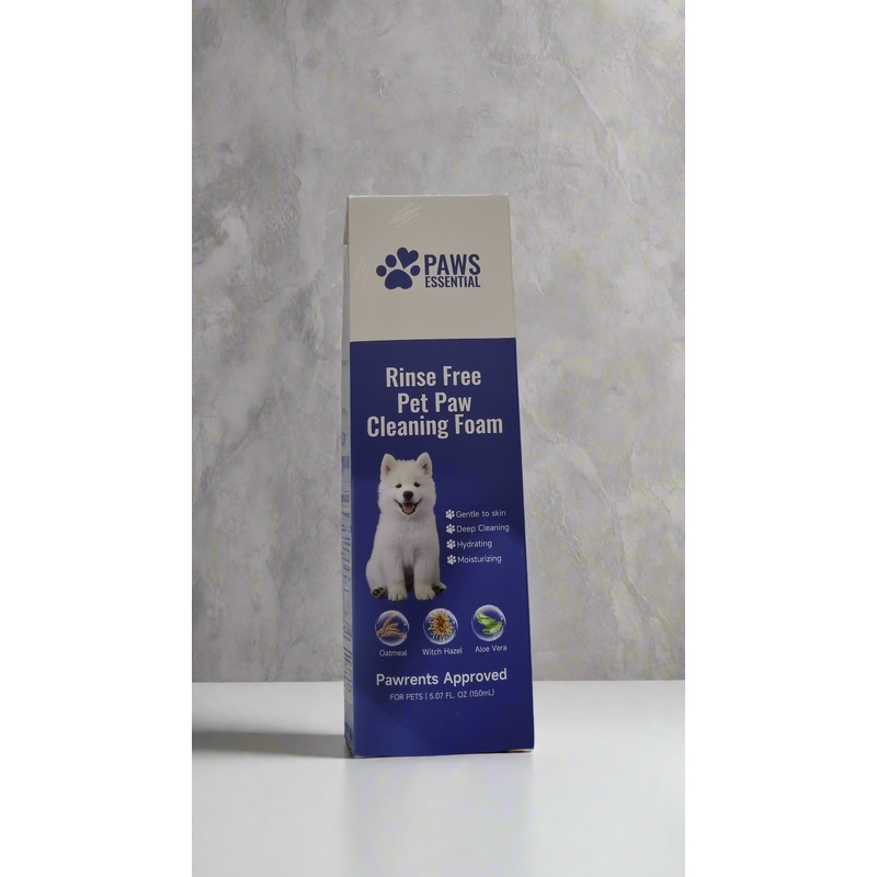Paw Essential Rinse Free Pet Paw Cleaning Foam