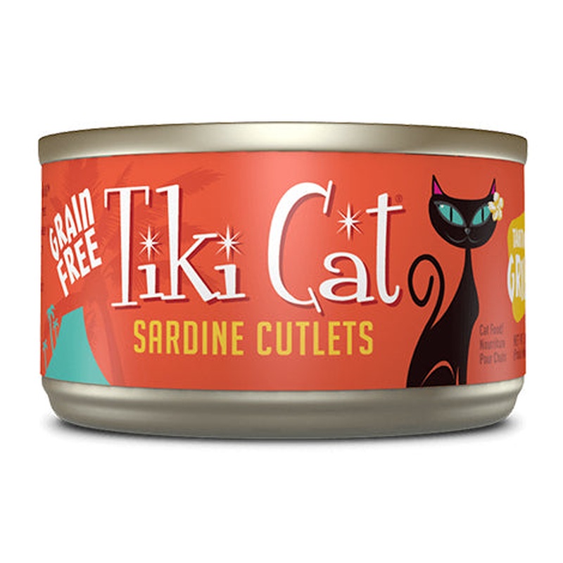 Tiki Cat Tahitian Grill Sardine Cutlets 6oz