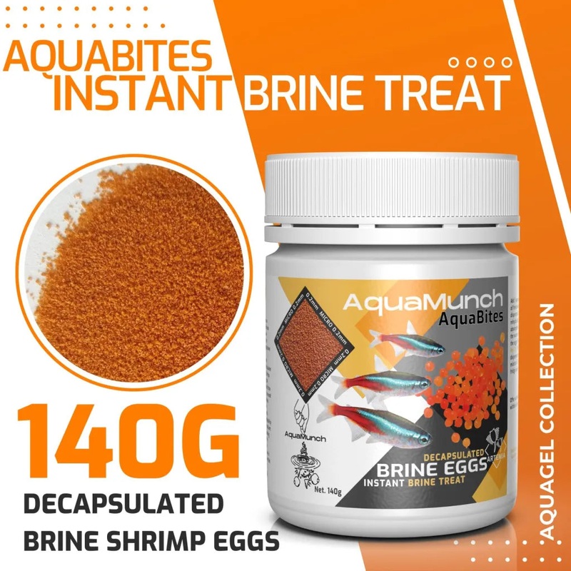 AquaMunch AquaBites Decapsulated Brine Shrimp Eggs