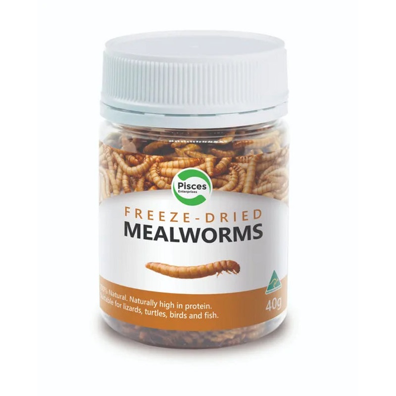 Pisces Freezedried Mealworms Jar