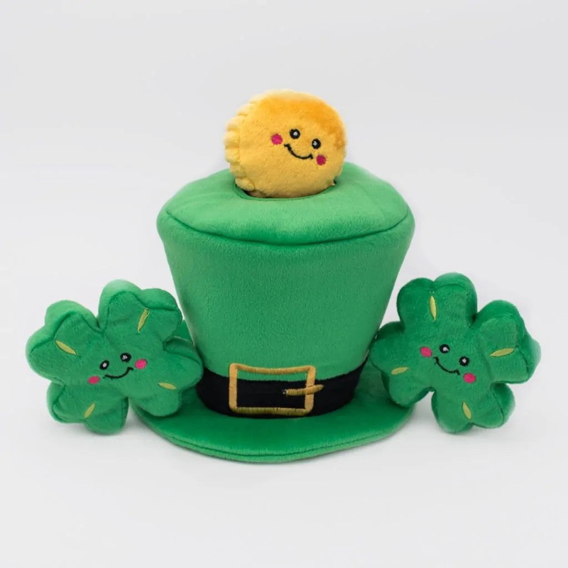 ZippyPaws Zippy Burrow St. Patricks Leprechaun Hat