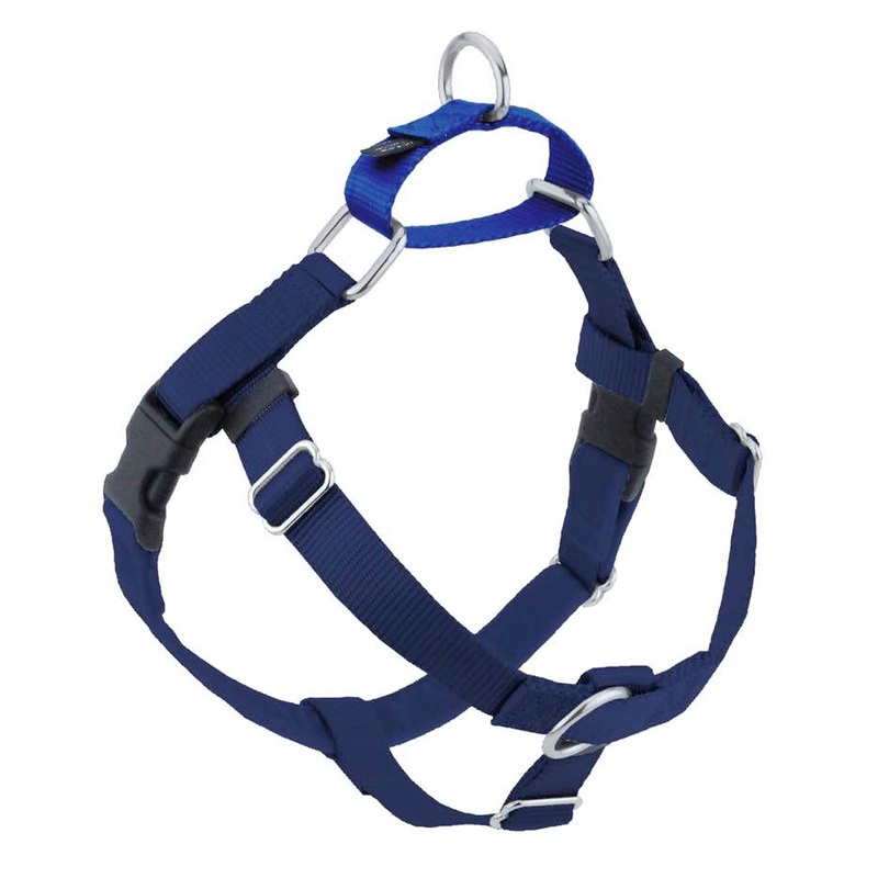 2 Hounds Design Freedom No-Pull Dog Harness - Small 5/8" x 20-24" - Navy Blue