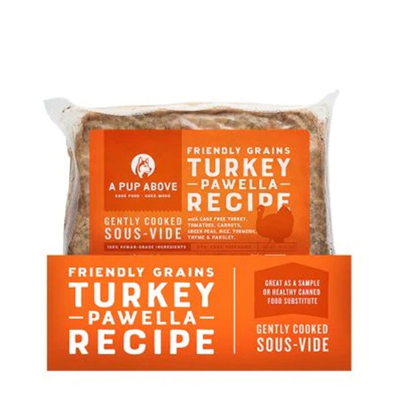 A Pup Above Gently Cooked Dog Food With Friendly Grains  - Turkey Pawella - 1lb Bag