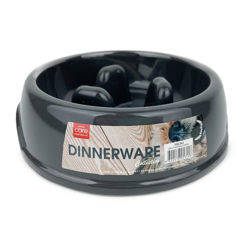 Canine Care Dog Bowl Slow Feed Plastic