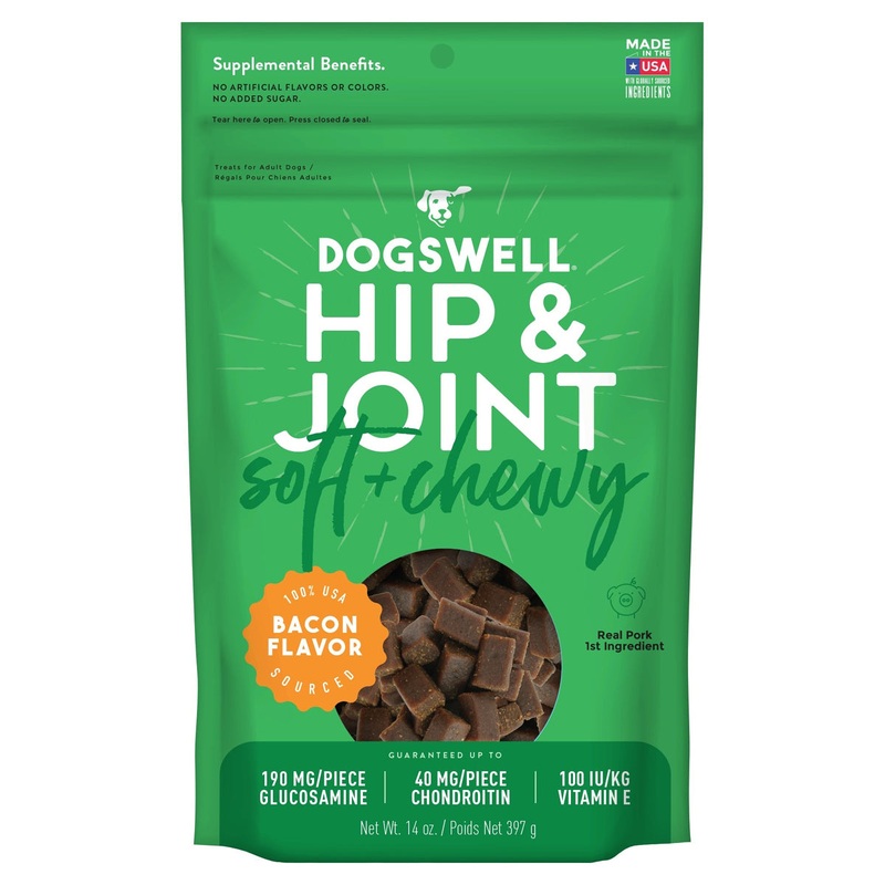DogsWell Hip & Joint Soft & Chewy Treats Bacon Dog Treats 14oz