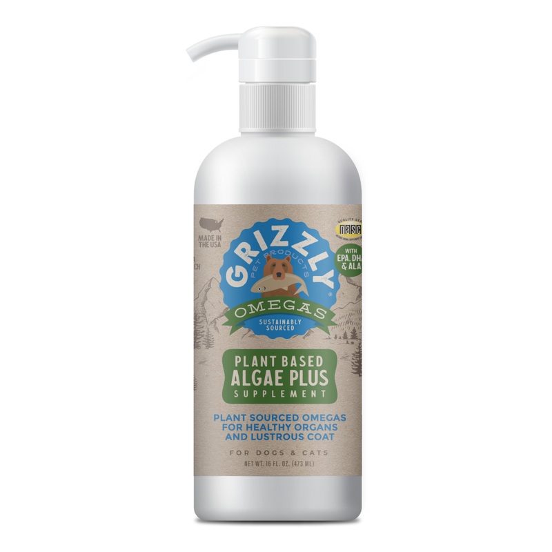 Grizzly Pet Products Algal Plus Food Supplement for Dogs and Cats 32oz