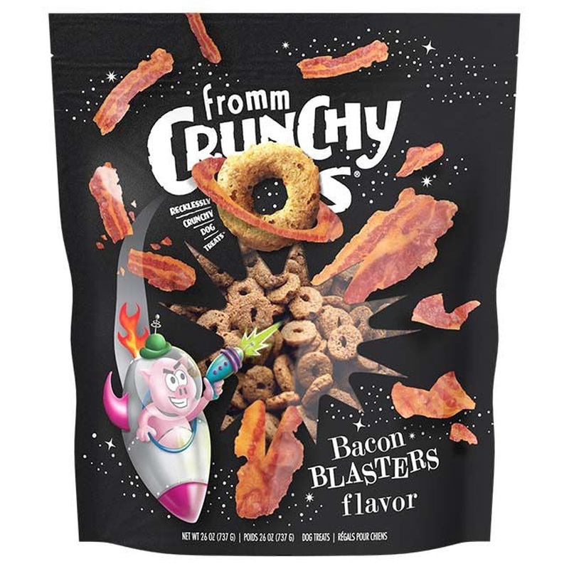 Fromm Crunchy O's Bacon Blasters Dog Treats - Bacon - 26oz Bag
