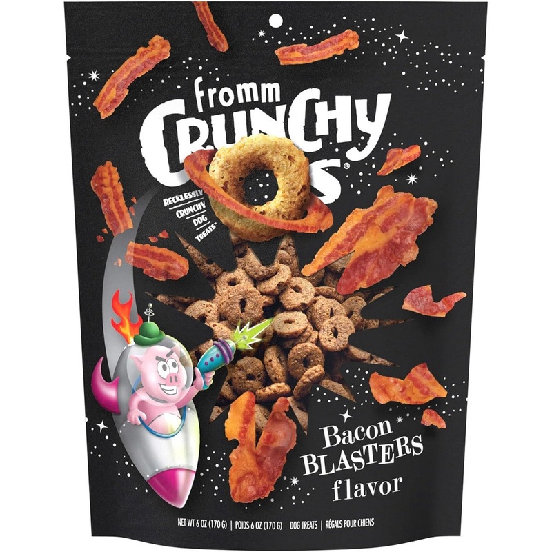 Fromm Crunchy O's Bacon Blasters Dog Treats - Bacon - 6oz Bag