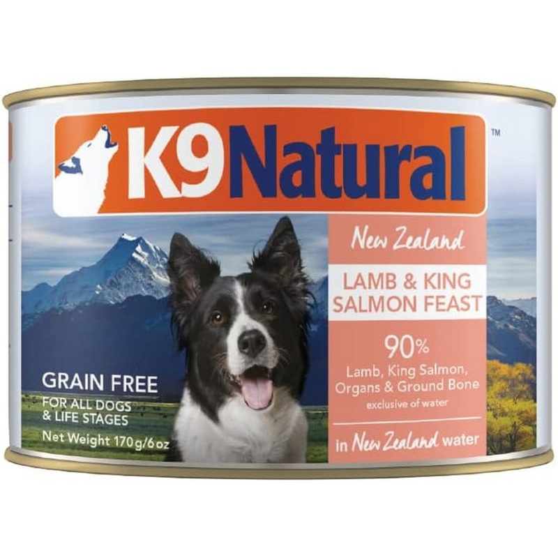 K9 Natural Lamb & King Salmon Feast Canned Dog Food 6oz