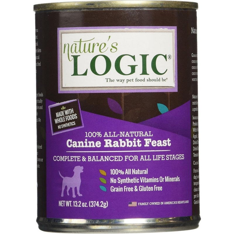 Nature's Logic Rabbit Canned Dog Food 13.2oz