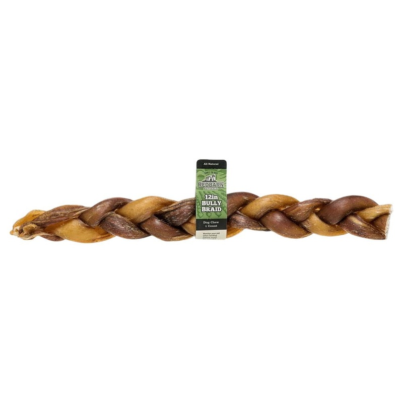 Redbarn Braided Bully Stick 12"