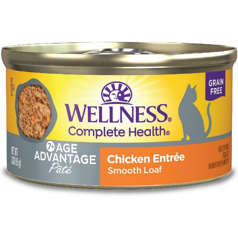 Wellness Complete Health Age Advantage Pate 7+ Chicken Cat Food 3oz