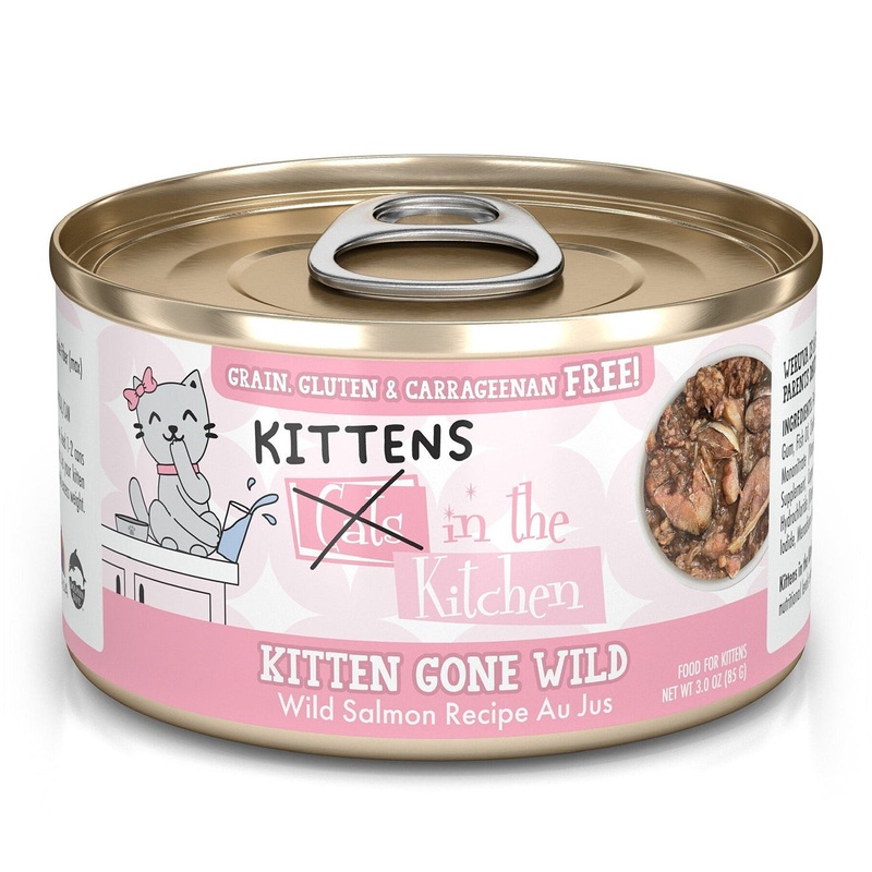 Weruva Cats In The Kitchen Kitten Wet Cat Food - Gone Wild Salmon - 3oz