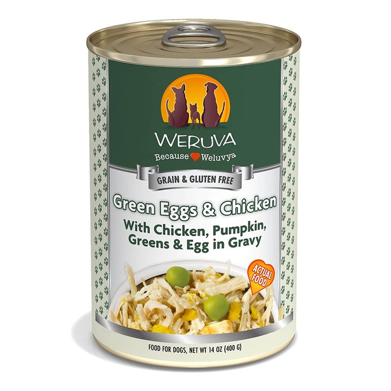 Weruva Green Eggs & Chicken Recipe Wet Dog Food 14oz