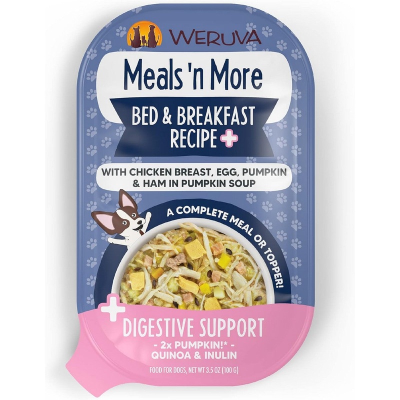 Weruva Meals'n More Bed and Breakfast Digestive Support Wet Dog Food 3.5oz