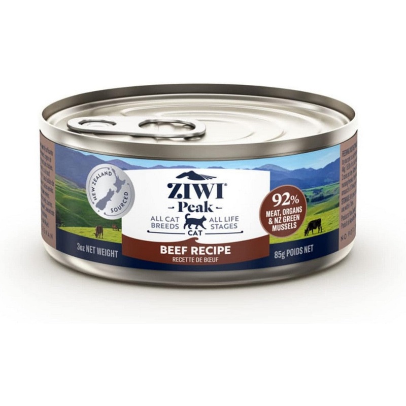 Ziwi Peak Wet Cat Food - Beef - 3oz Can