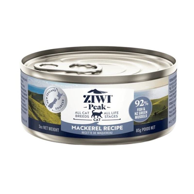 Ziwi Peak Wet Cat Food - Mackerel - 3oz Can