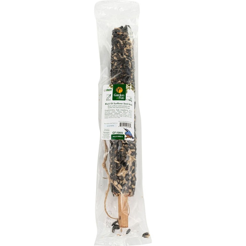 A&E Black Oil Sunflower Wild Bird Select Seed Stick 6oz