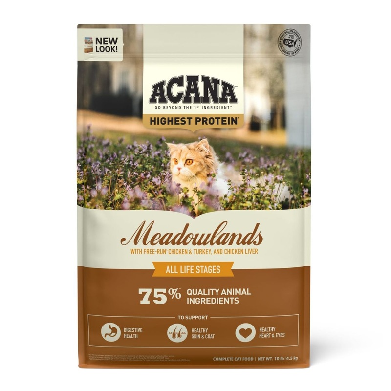 Acana Highest Protein Meowlands Dry Cat Food - Chicken & Turkey - 4lb Bag
