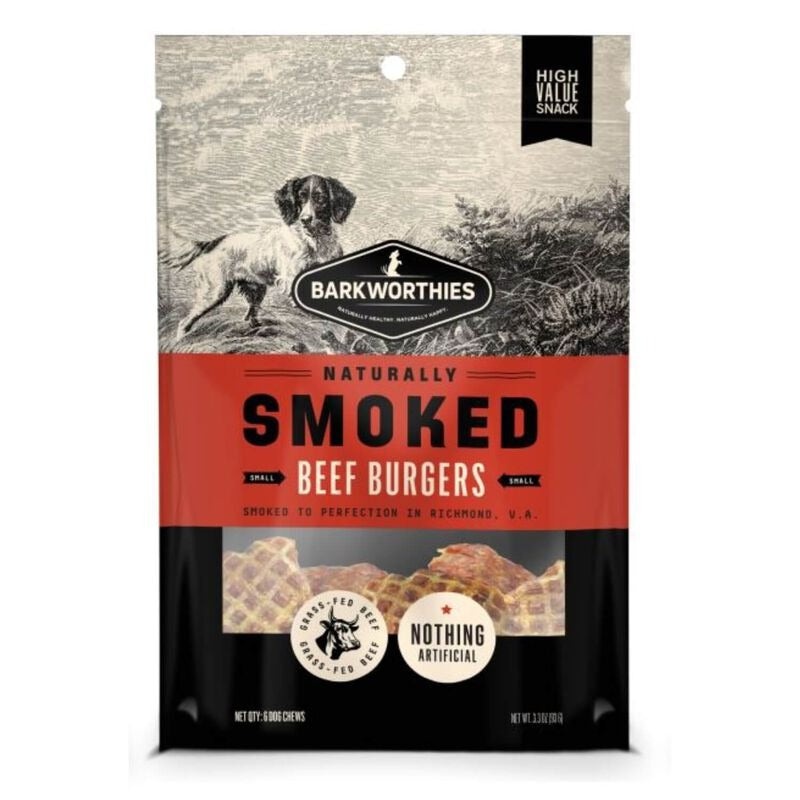 Barkworthies Naturally Smocked Beef Burgers