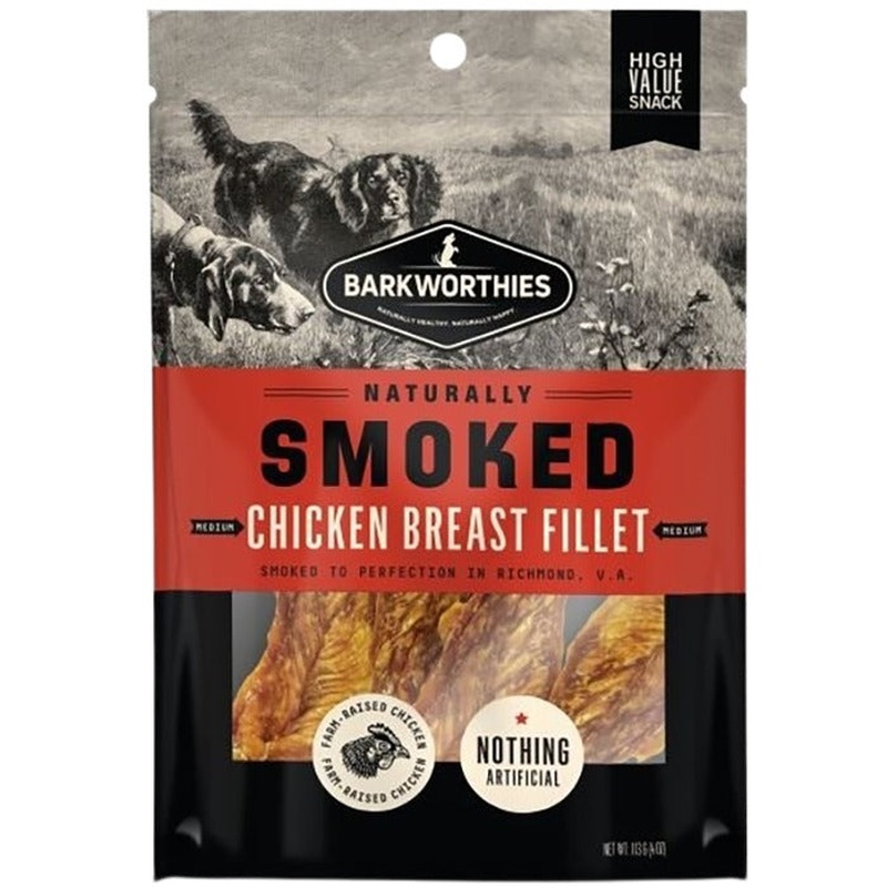 Barkworthies Smoked Chicken Breast Fillet Dog Treat 4oz