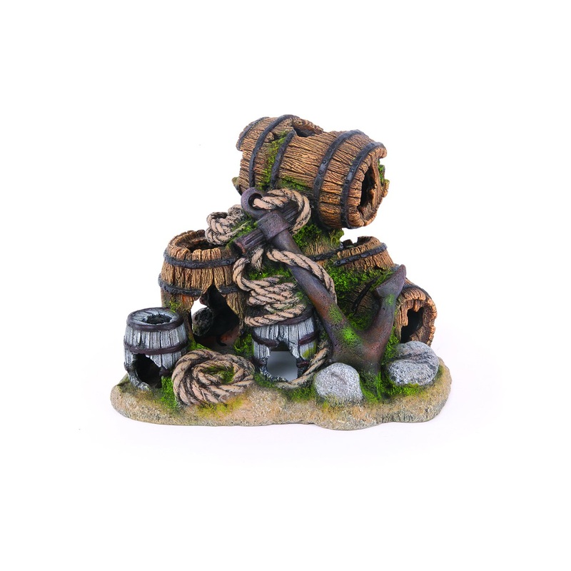 Kazoo Barrels With Rope and Anchor