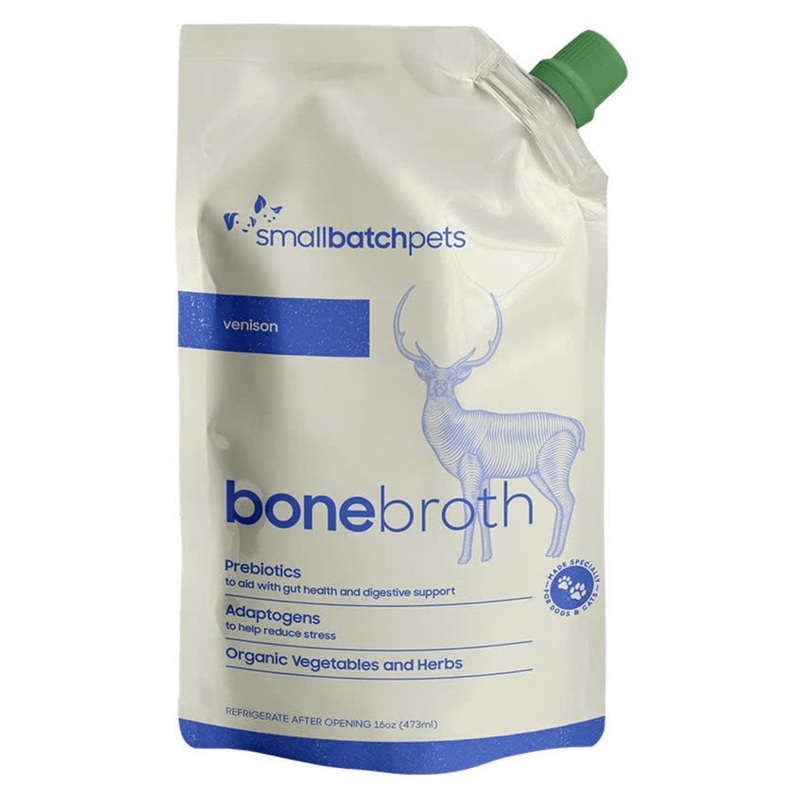 smallbatch Frozen Bone Broth Cat & Dog Supplement - Venison - 22oz Bottle