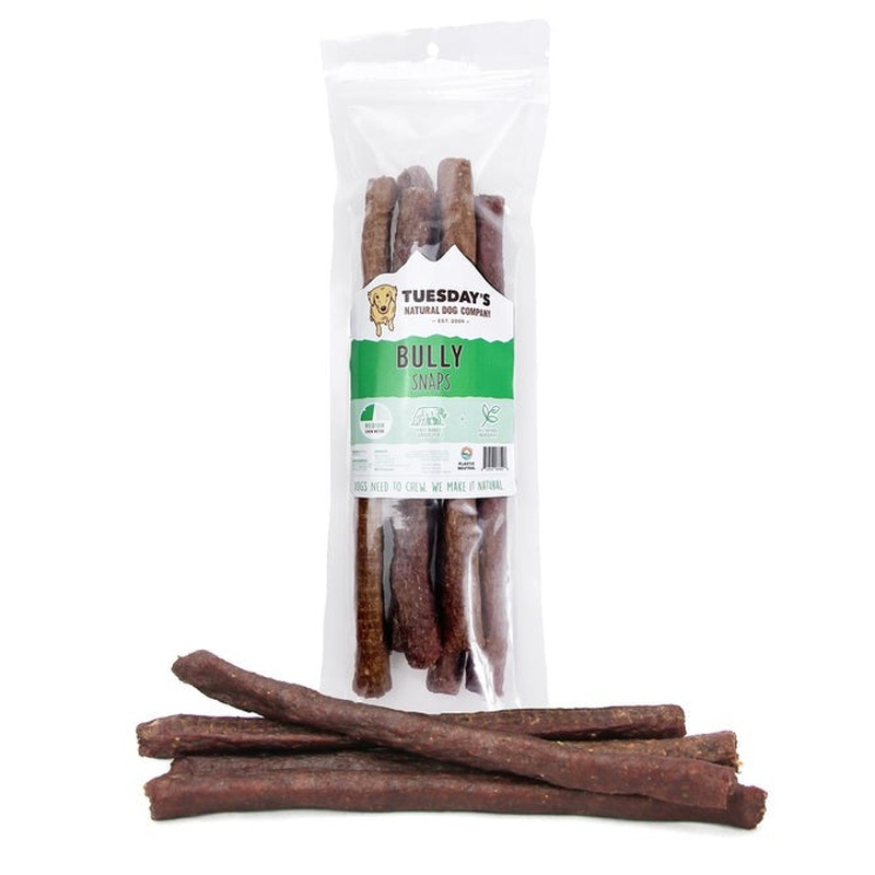 The Natural Dog Company Bully Snaps 10" 6pk