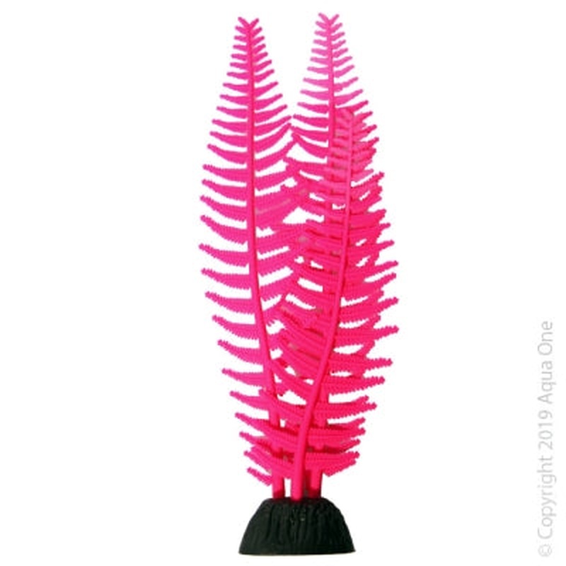 Aqua One Flexiscape Medium Feather Algae Pink