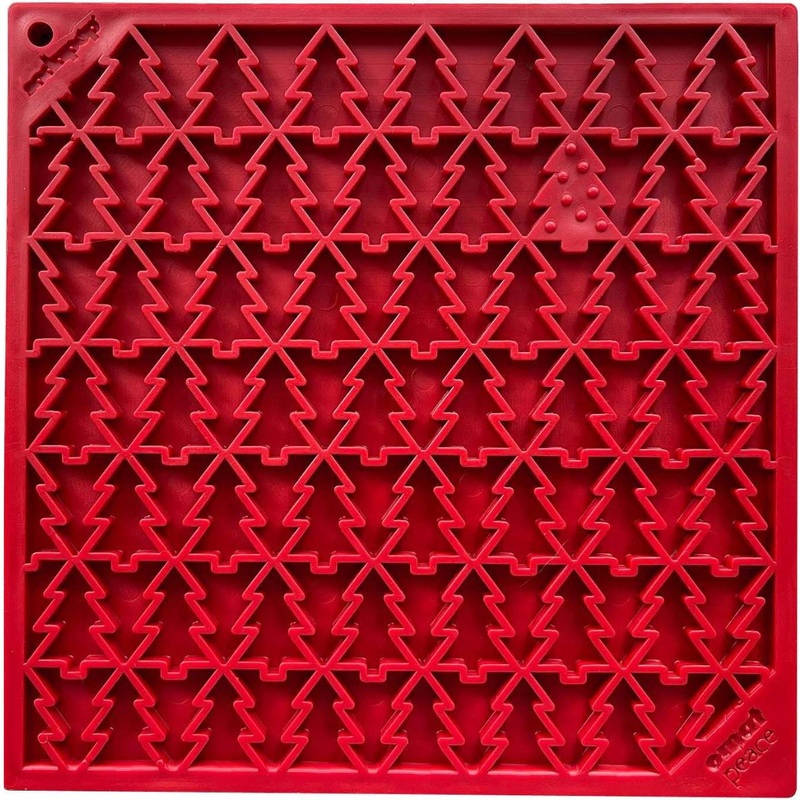 SodaPup Tree Design "Peace" Emat Enrichment Lick Mat For Dogs