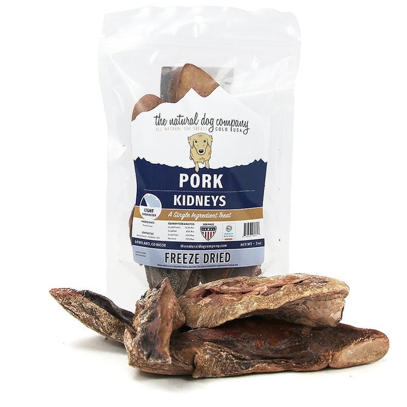 The Natural Dog Company Freeze-Dried Pork Kidneys 3oz