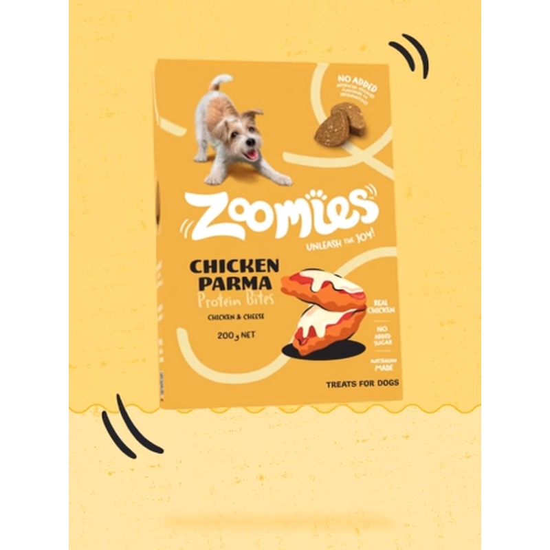 Zoomies Chicken Parma