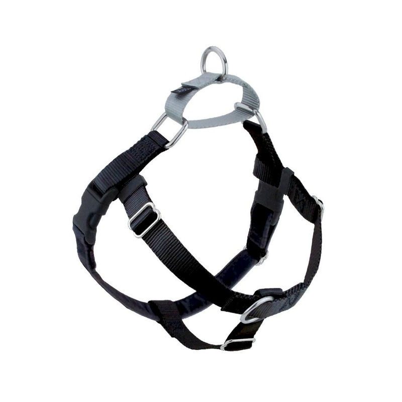 2 Hounds Design Freedom No-Pull Dog Harness - XX-Large "1 x 36-44" - Black