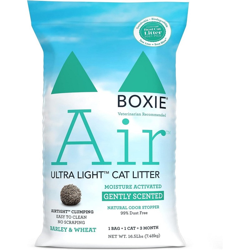 Boxiecat Air Lightweight Gently Scented Premium Clumping Cat Litter 16.5lb