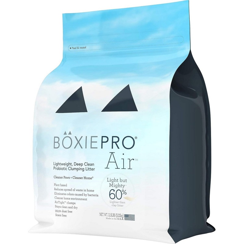 BoxiePro Air Lightweight Deep Clean Probiotic Clumping Litter 11.5lb