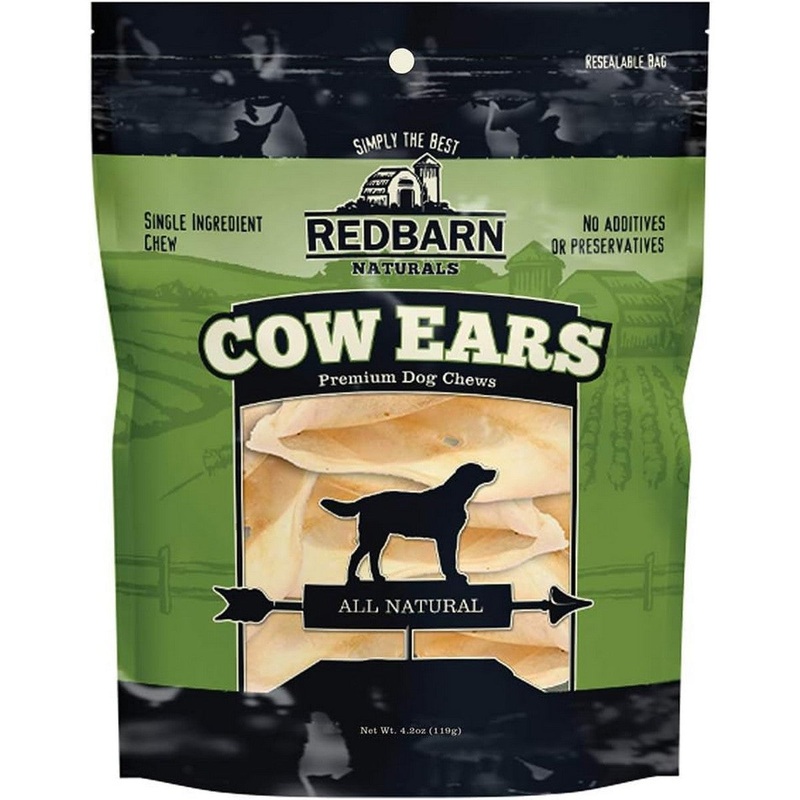 Redbarn All-Natural Cow Ears Premium Chews for Dogs 4.2oz