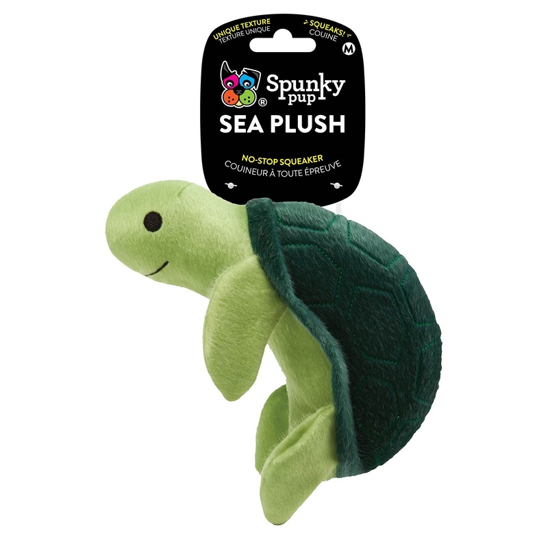 Spunky Pup Sea Plush Turtle