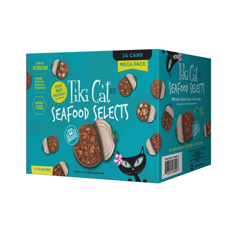 Tiki Cat Seafood Selects Variety 24pk - 11 Flavors