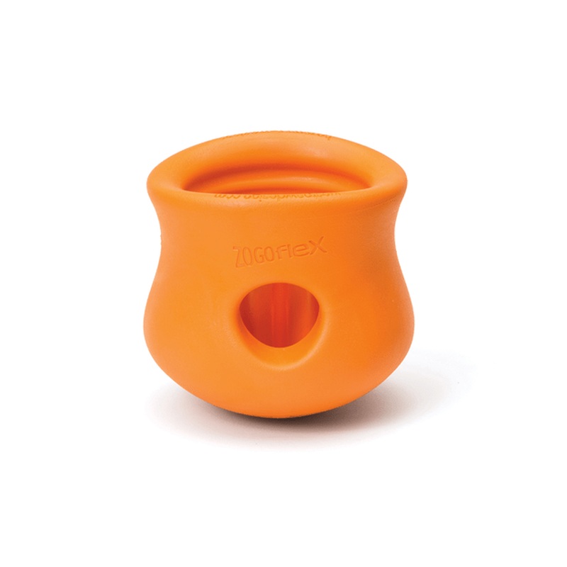 West Paw Toppl Treat Dispenser Orange