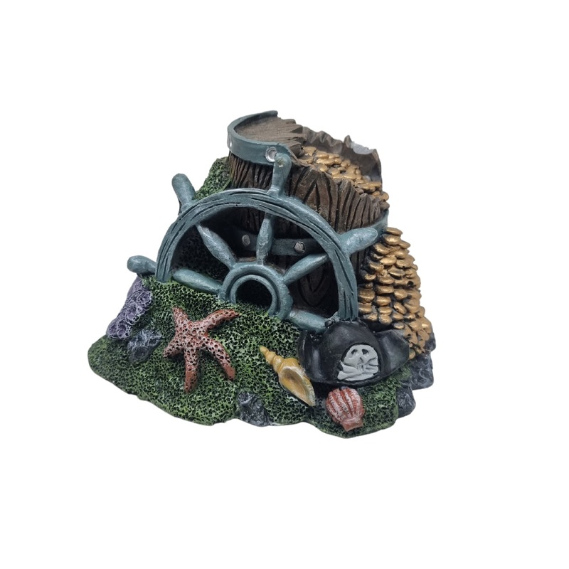 WLPET Barrel of Gold Shipwreck Aquatic Ornament