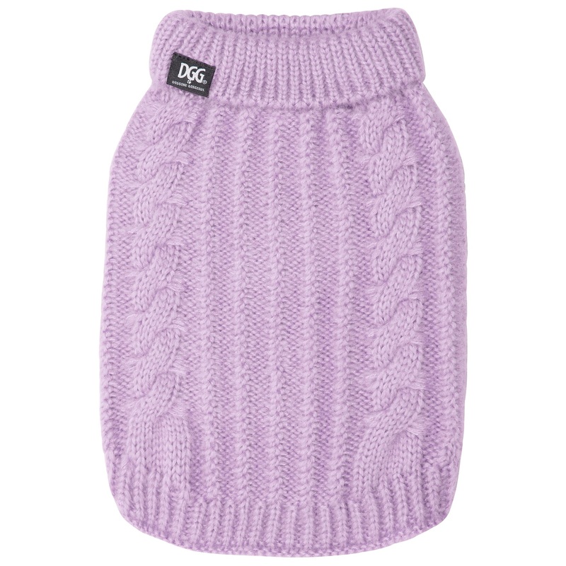 DGG Knitwear Chunky Fluffy Lilac