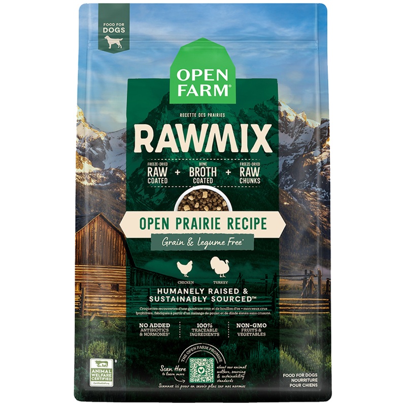 Open Farm RawMix Grain-Free Dry Dog Food - Open Prairie - 3.5lb Bag