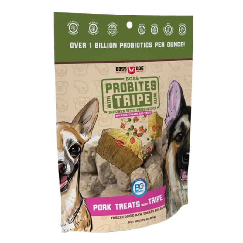 BossDog  Probites Pork with Tripe Infused with Probiotics for Dogs 3oz