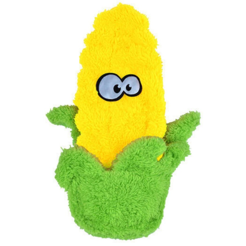 Cycle Dog Duraplush Ear Of Corn Medium Dog Toy